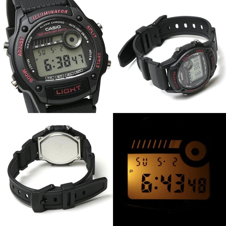 Наручные часы Casio W-220H-1A2. Фото 1.