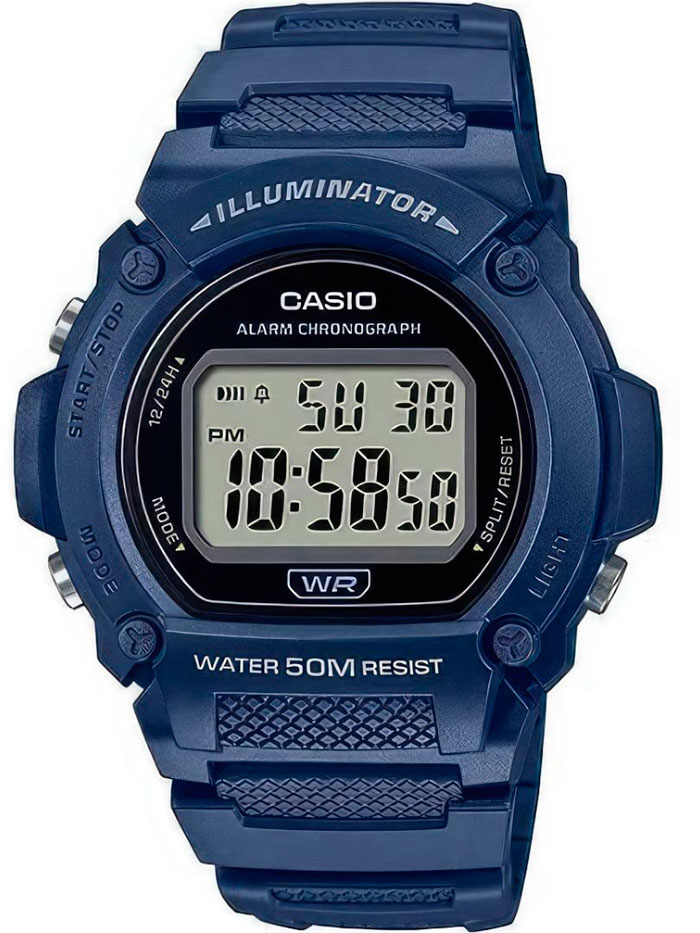 Наручные часы Casio W-219H-2A. Фото 0.