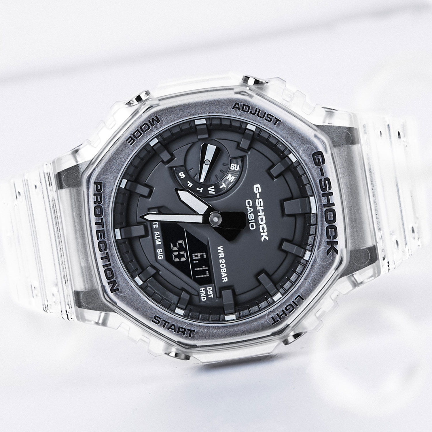 Наручные часы Casio GA-2100SKE-7A. Фото 3.