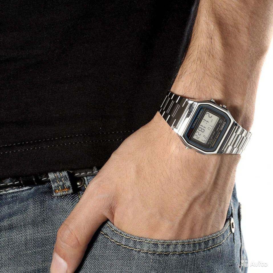 Наручные часы Casio A158WA-1. Фото 2.