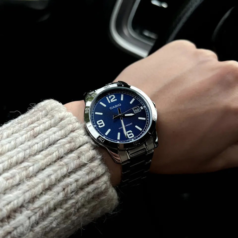 Наручные часы Casio MTP-V004D-2B. Фото 4.