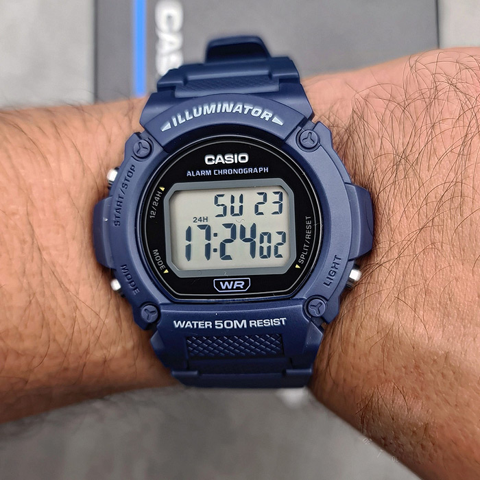 Наручные часы Casio W-219H-2A. Фото 1.