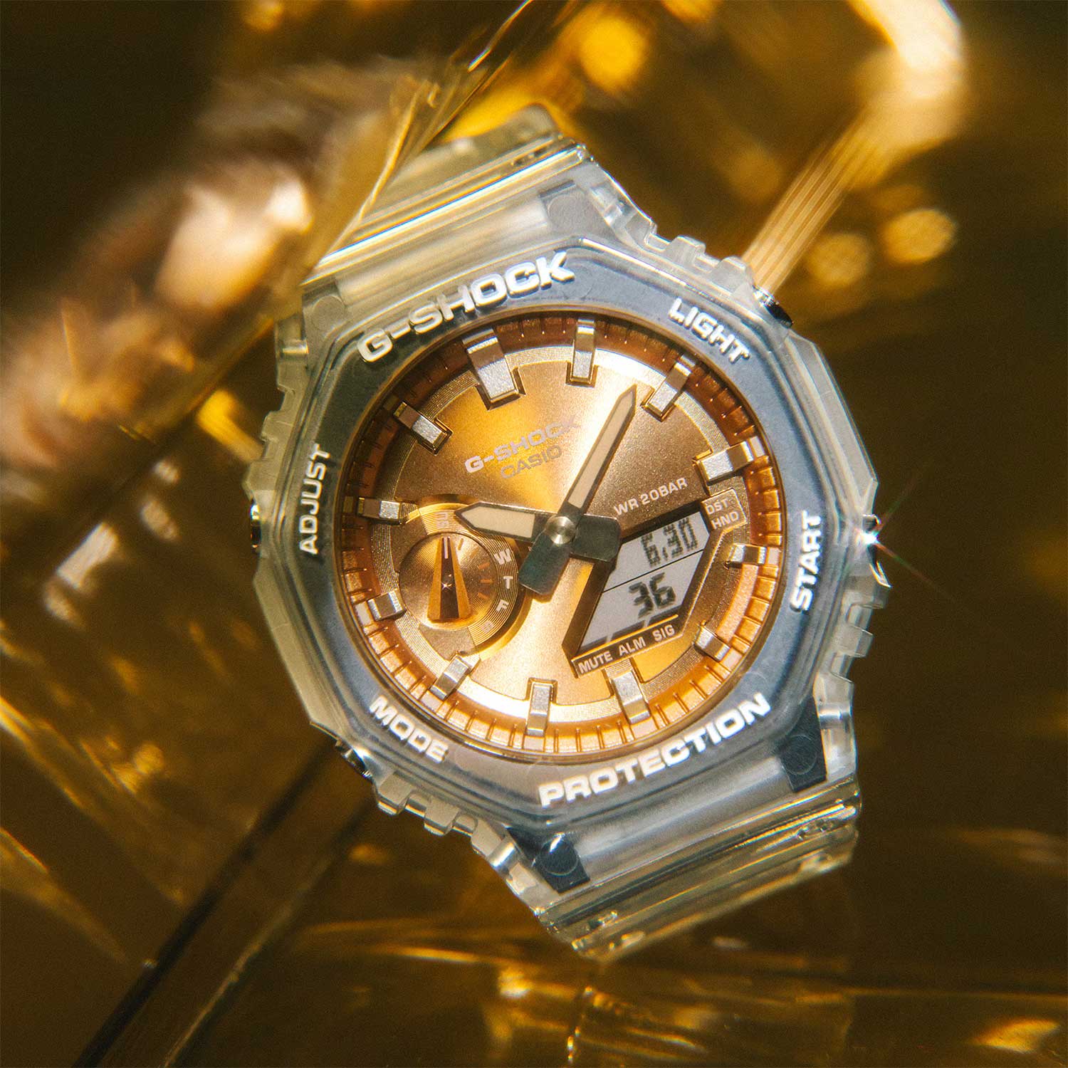 Наручные часы Casio GA-2100BM-7A5. Фото 6.