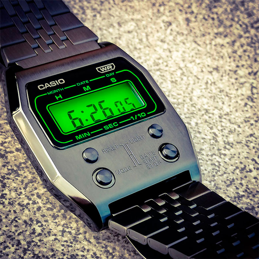 Наручные часы Casio A1100B-1. Фото 5.