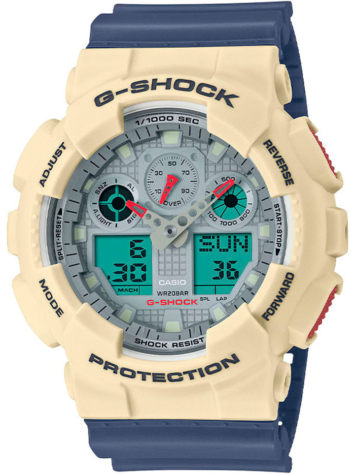 Наручные часы Casio GA-100PC-7A2. Фото 0.