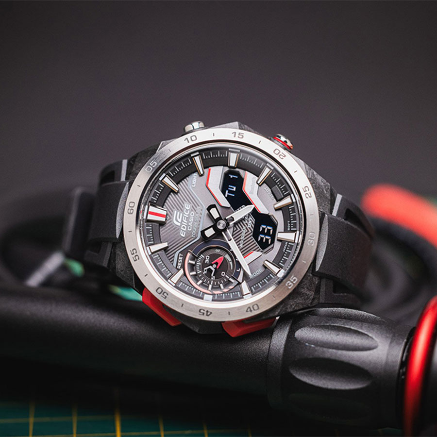 Наручные часы Casio ECB-2200P-1A. Фото 1.