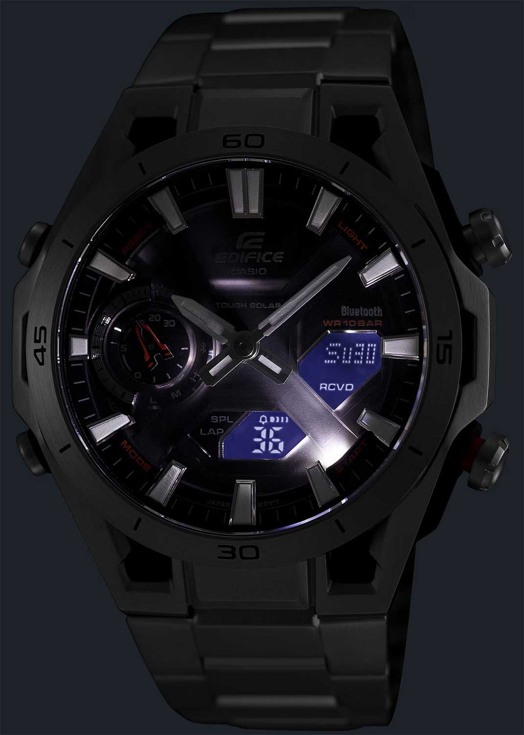 Наручные часы Casio ECB-2300D-1A. Фото 1.