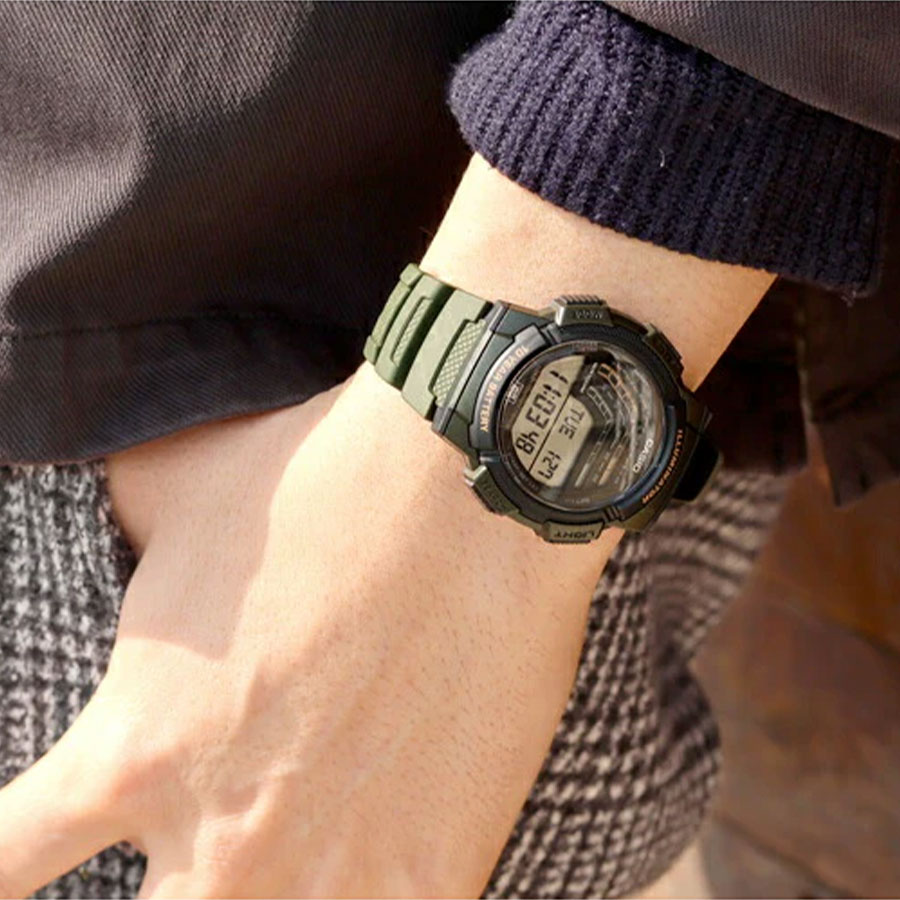 Наручные часы Casio WS-1800-3A. Фото 1.