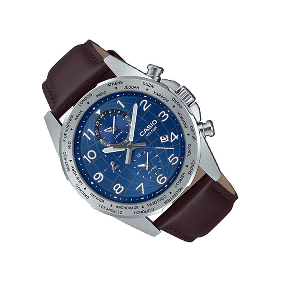 Наручные часы Casio MTP-W500L-2A. Фото 1.