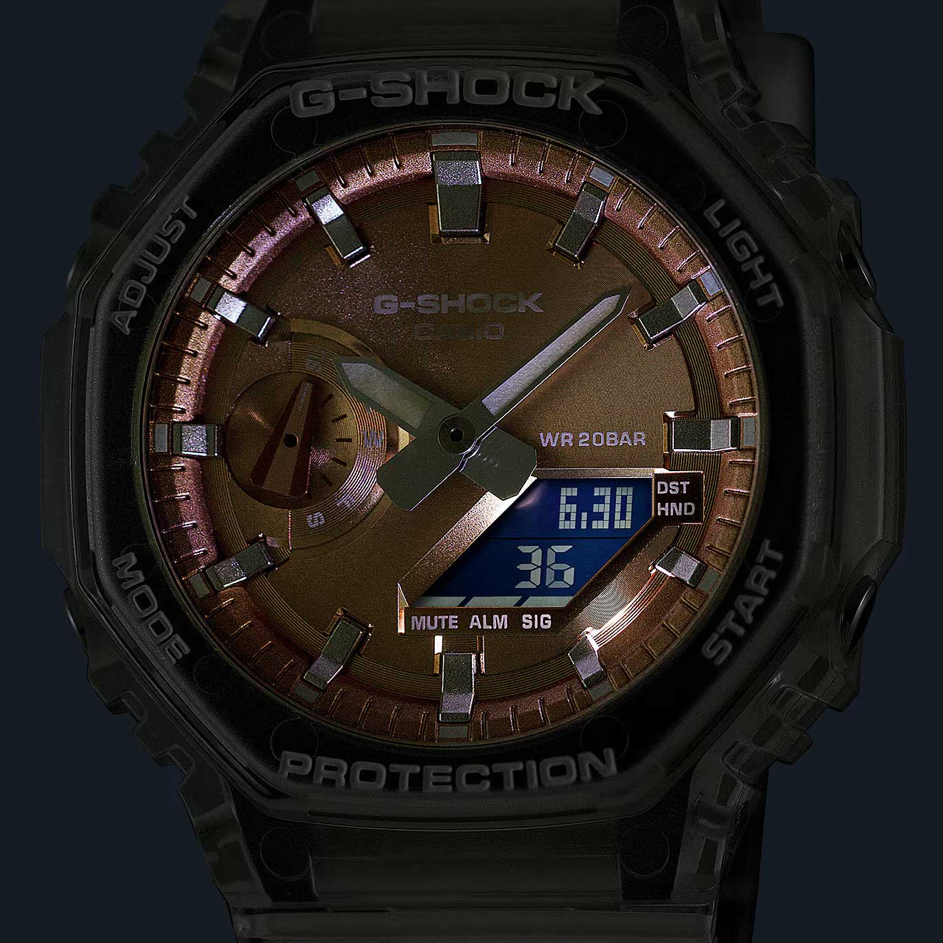 Наручные часы Casio GA-2100BM-7A5. Фото 2.