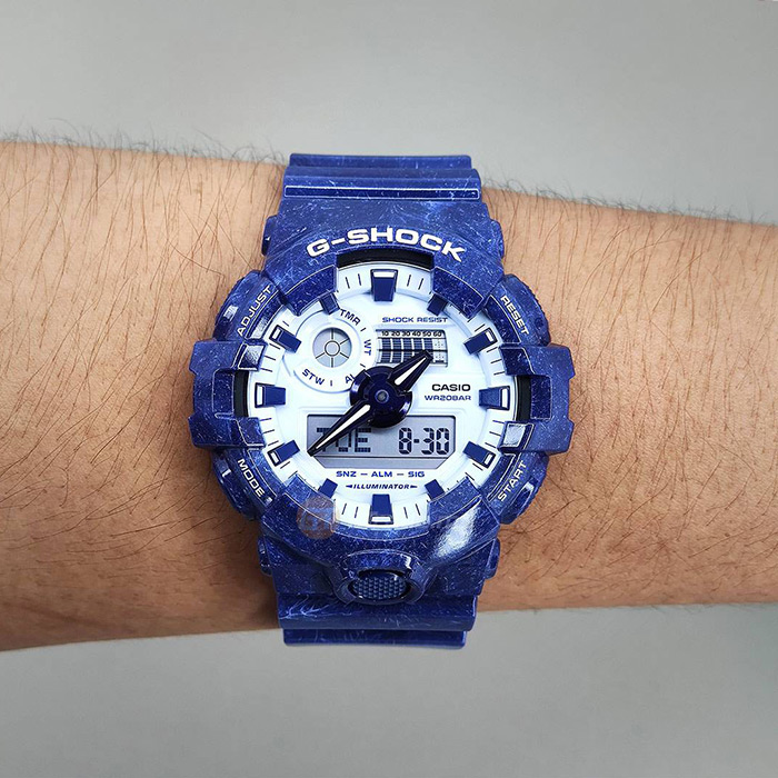 Наручные часы Casio GA-700BWP-2A. Фото 4.
