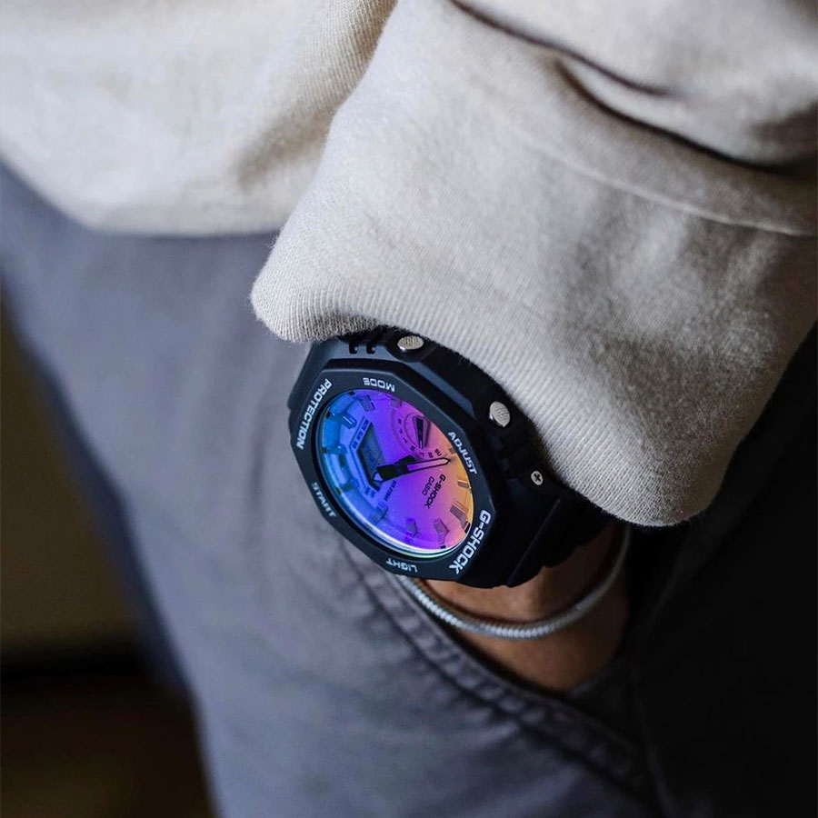 Наручные часы Casio GA-2100SR-1A. Фото 3.