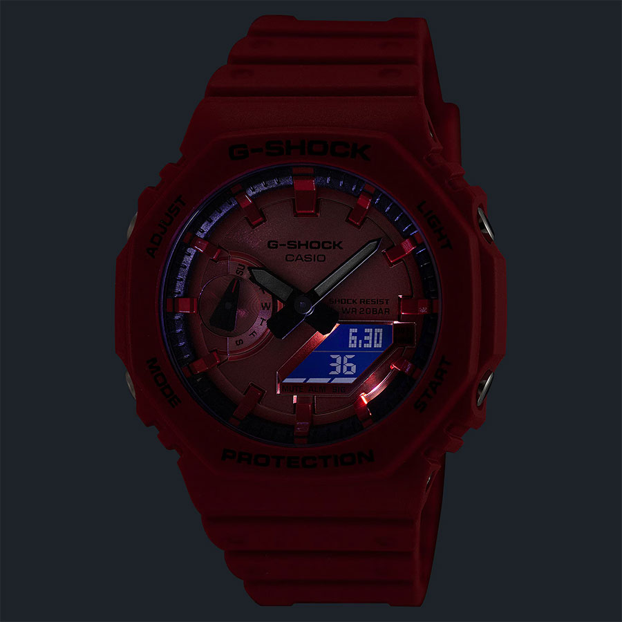 Наручные часы Casio GA-2100RRB-4A. Фото 11.