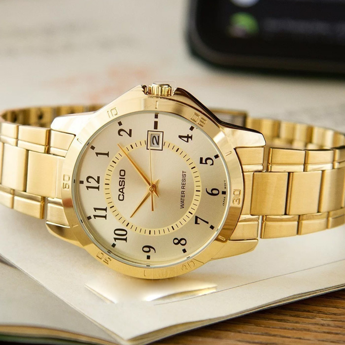 Наручные часы Casio MTP-V004G-9B. Фото 3.