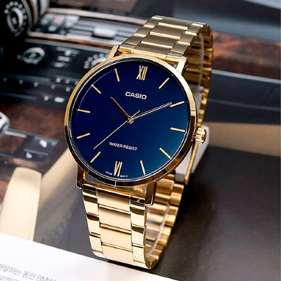 Наручные часы Casio MTP-VT01G-2B. Фото 1.