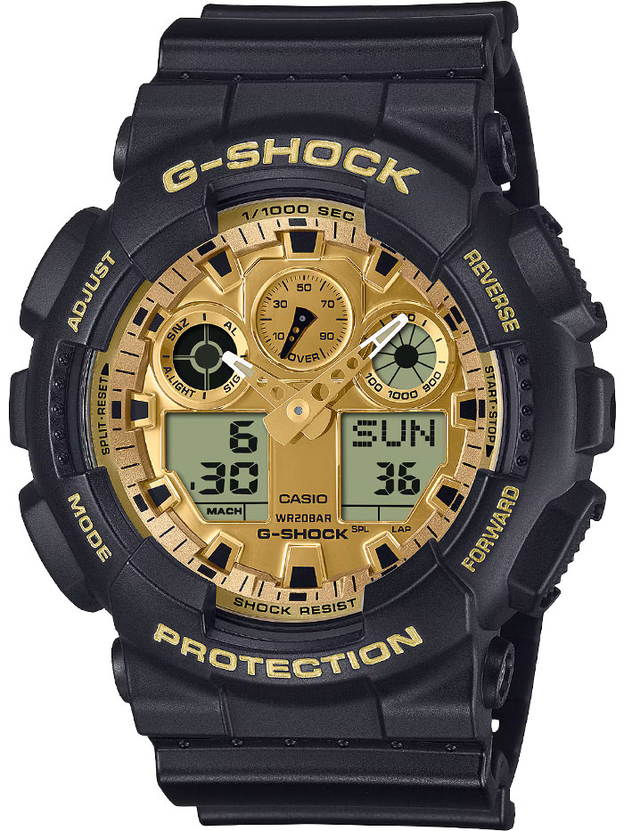 Наручные часы Casio GA-100GGB-1A9. Фото 0.