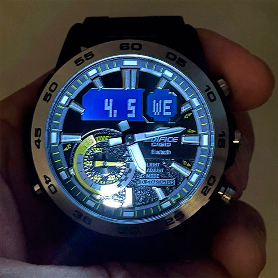 Наручные часы Casio ECB-40DC-1A. Фото 4.