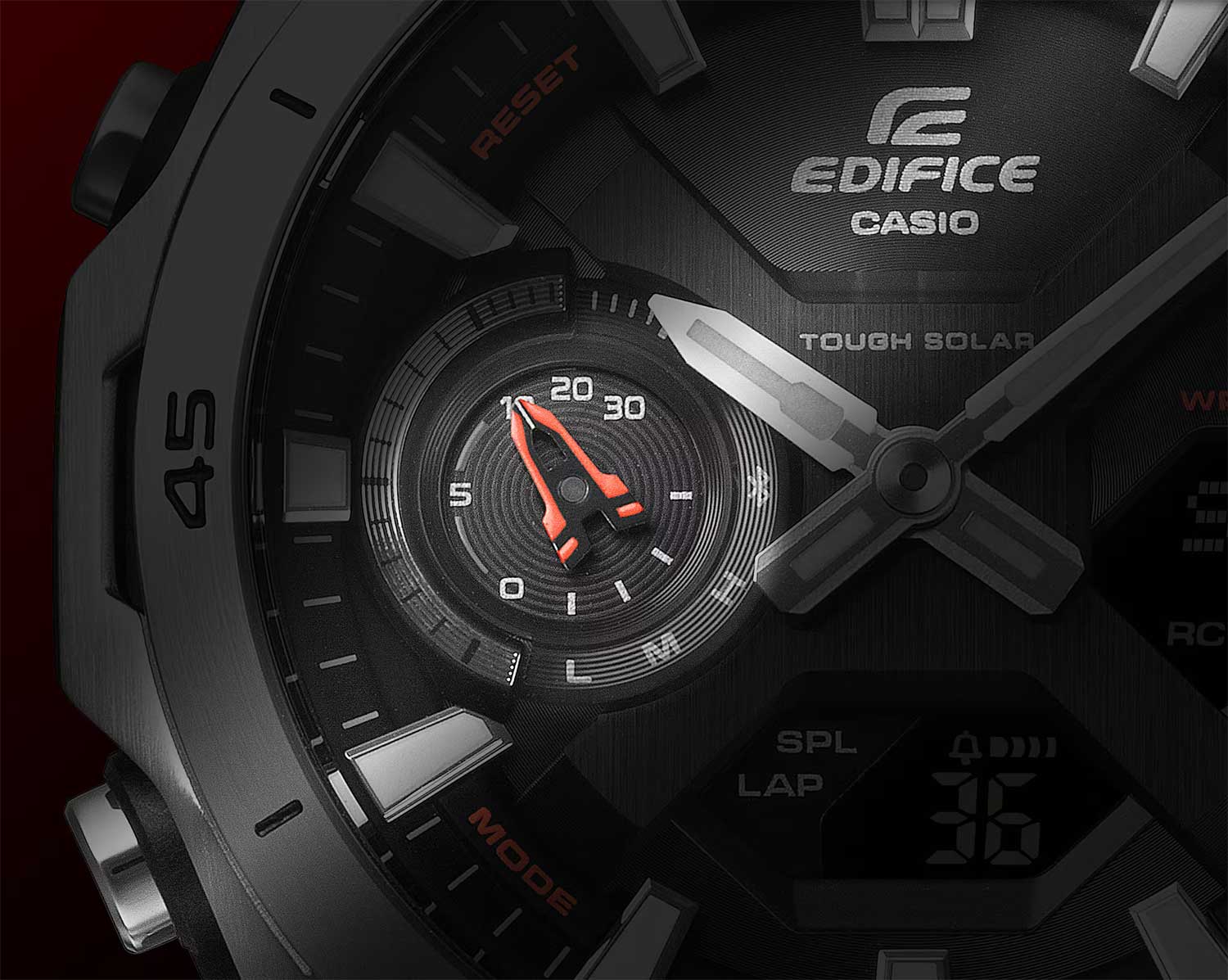 Наручные часы Casio ECB-2300D-1A. Фото 3.