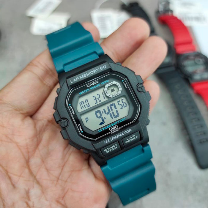 Наручные часы Casio WS-1400H-3A. Фото 7.