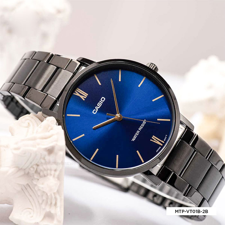 Наручные часы Casio MTP-VT01B-2B. Фото 1.