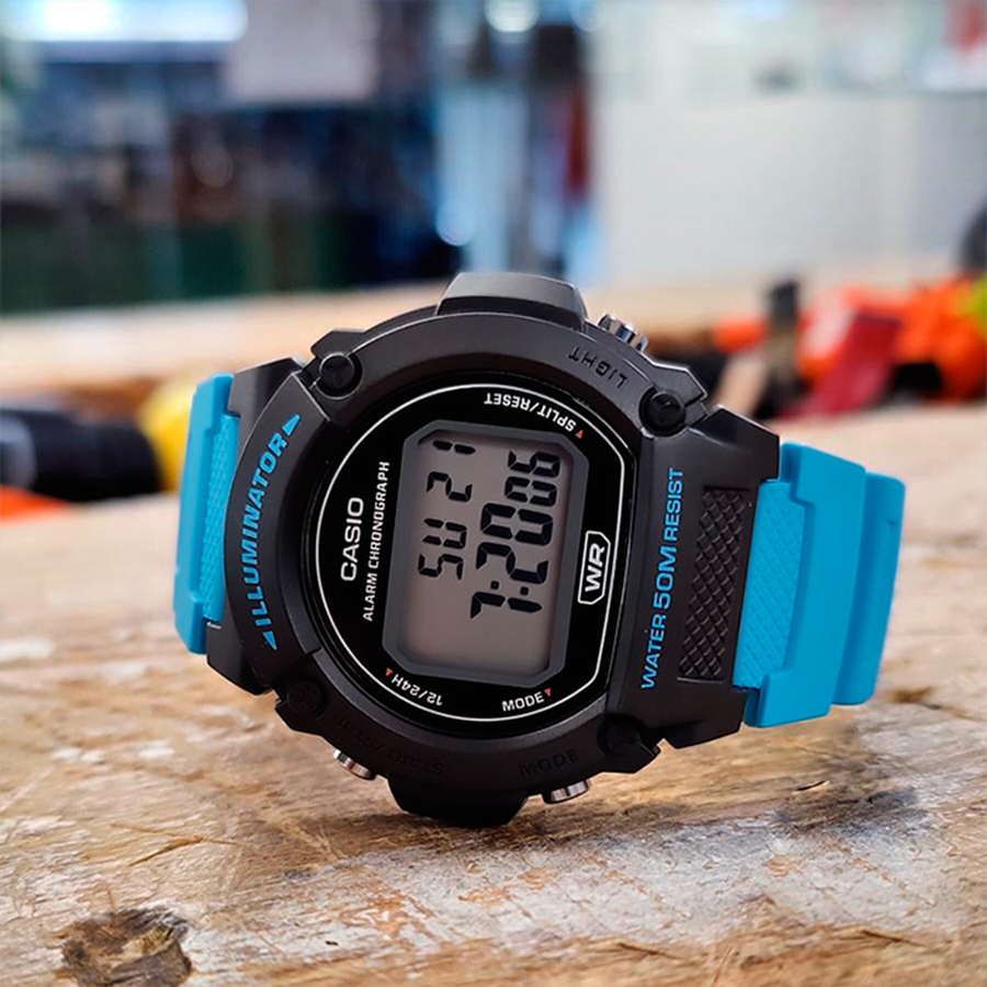 Наручные часы Casio W-219H-2A2. Фото 7.