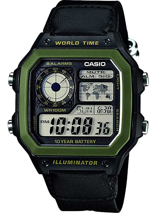 Наручные часы Casio AE-1200WHB-1B. Фото 0.