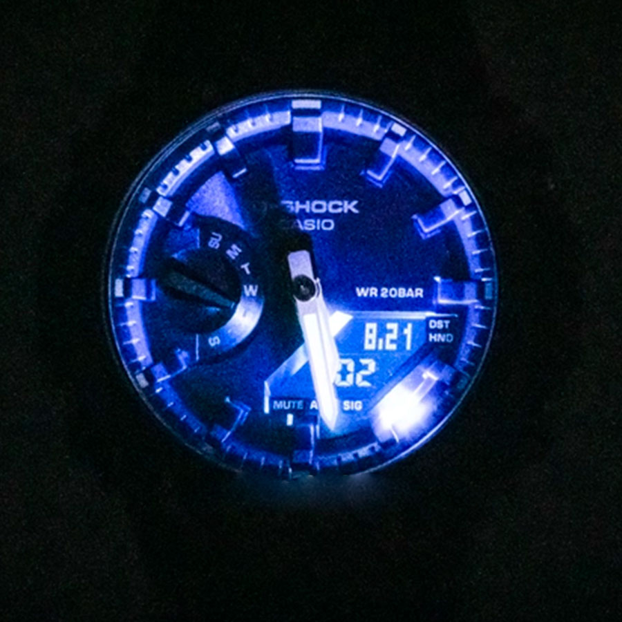 Наручные часы Casio GA-2100FLS-8A2. Фото 1.