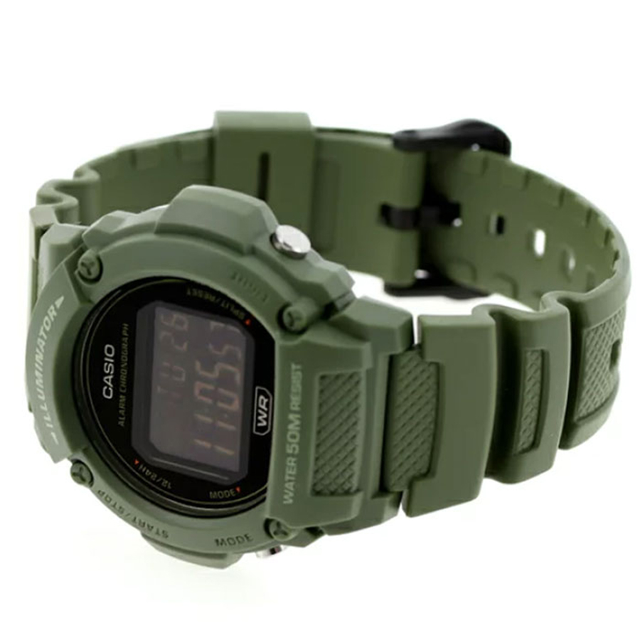 Наручные часы Casio W-219HC-3B. Фото 2.