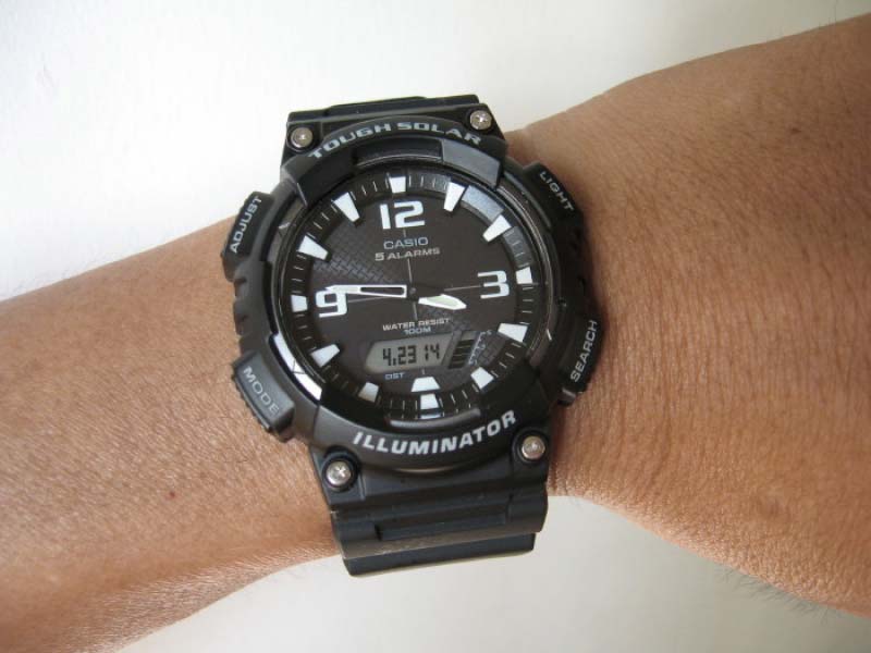 Наручные часы Casio AQ-S810W-1B. Фото 3.