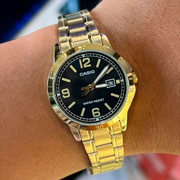 Наручные часы Casio LTP-V004G-1B. Фото 3.