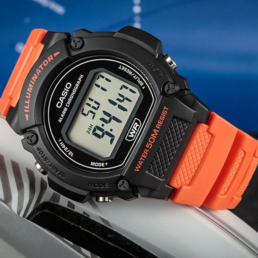 Наручные часы Casio W-219H-4A. Фото 1.