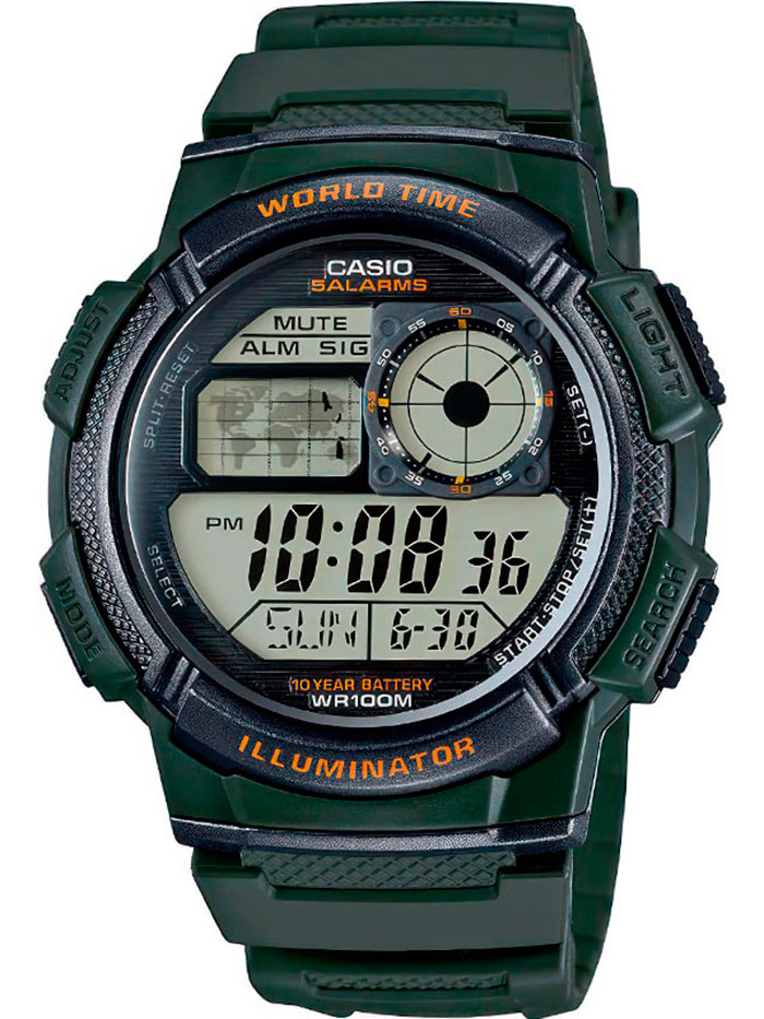 Наручные часы Casio AE-1000W-3A. Фото 0.