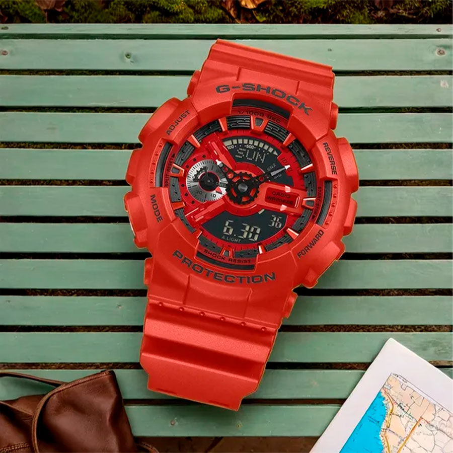 Наручные часы Casio GA-110RRB-4A. Фото 3.