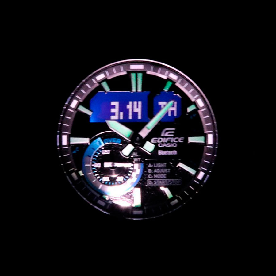 Наручные часы Casio ECB-40PB-1A. Фото 7.