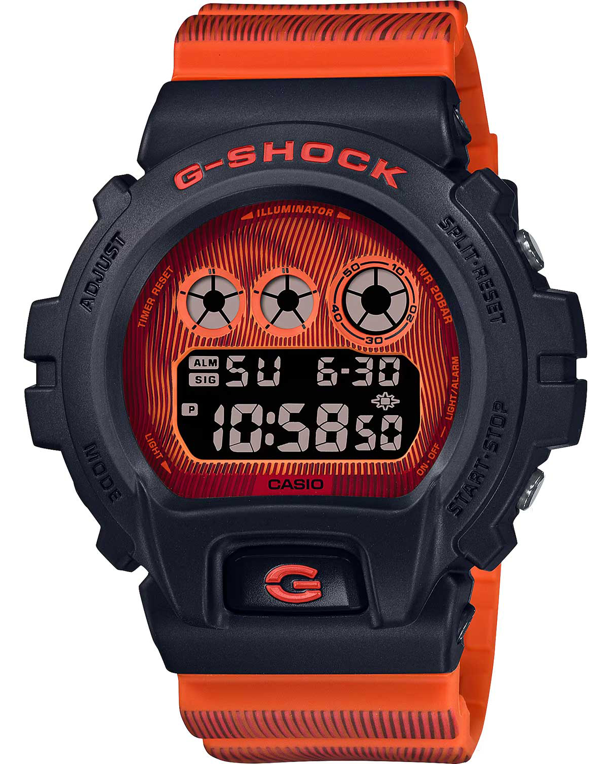 Наручные часы Casio DW-6900TD-4. Фото 0.