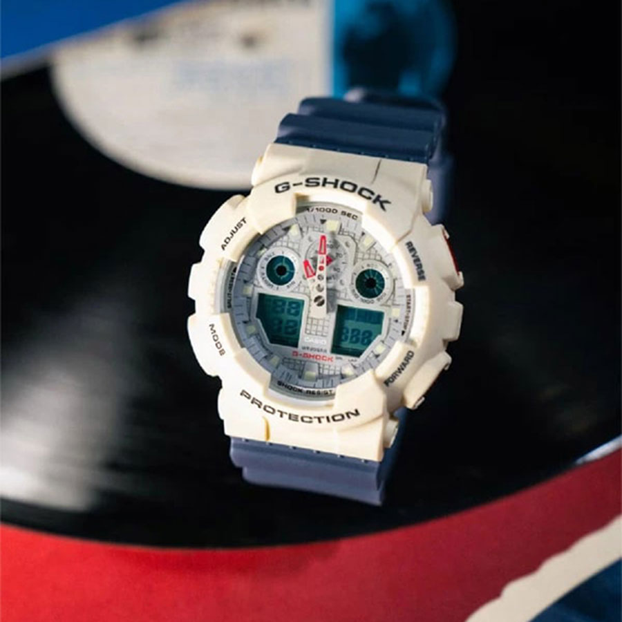 Наручные часы Casio GA-100PC-7A2. Фото 1.