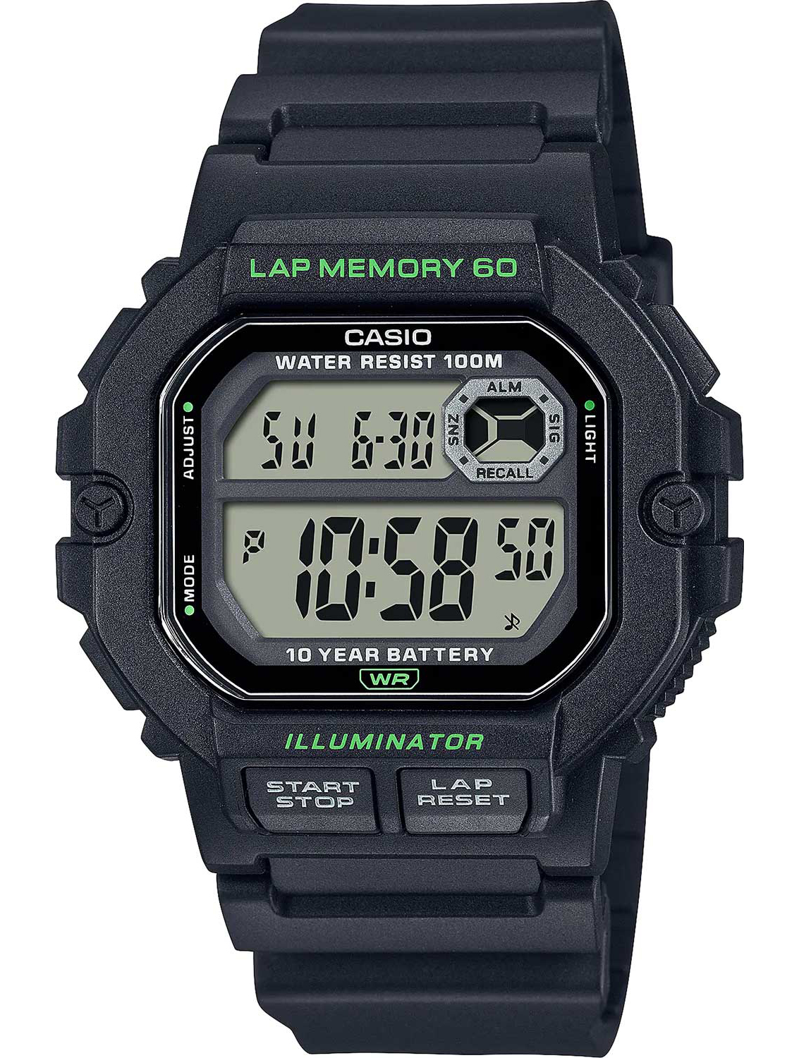 Наручные часы Casio WS-1400H-1A. Фото 0.