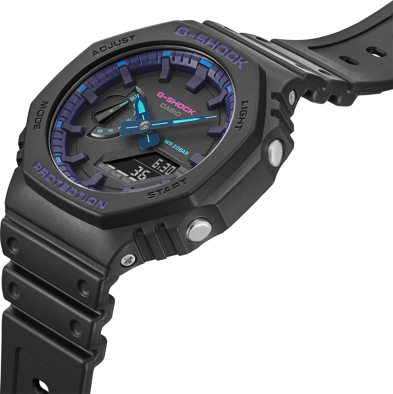 Наручные часы Casio GA-2100VB-1A. Фото 1.