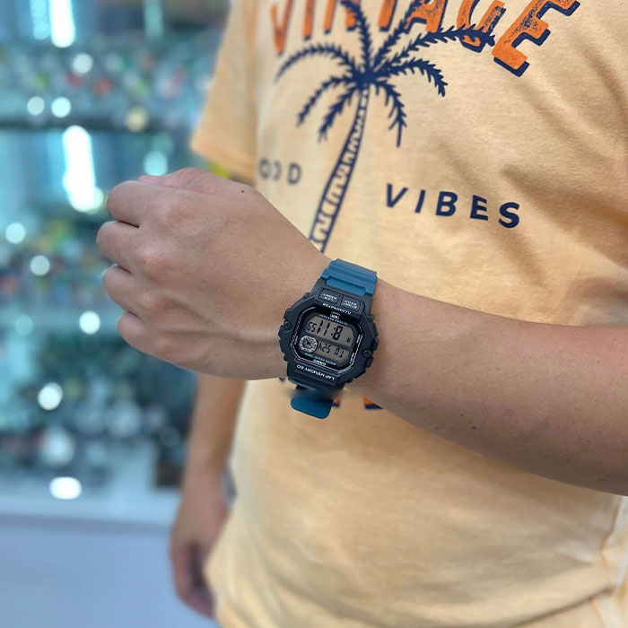 Наручные часы Casio WS-1400H-3A. Фото 4.