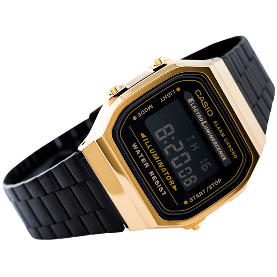 Наручные часы Casio A168WEGB-1B. Фото 1.