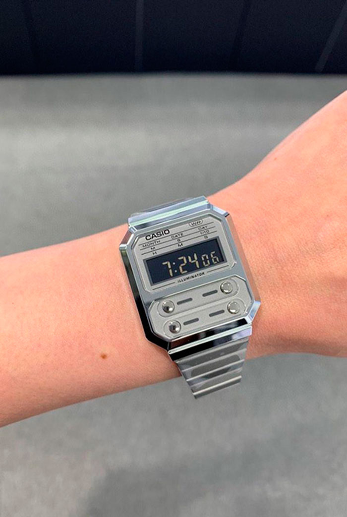Наручные часы Casio A100WE-7B. Фото 4.
