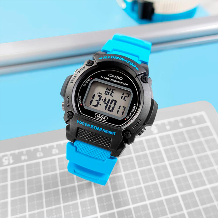 Наручные часы Casio W-219H-2A2. Фото 6.