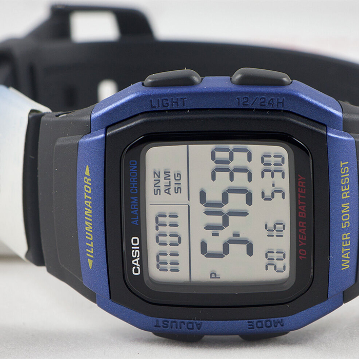 Наручные часы Casio W-96H-2A. Фото 4.
