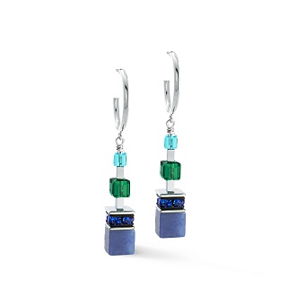 Серьги Blue-Green