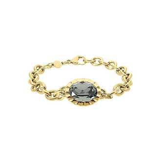 Браслет TIVOLA UNICA big (G/P) Black diamond
