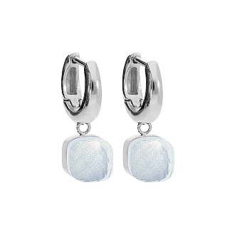 Серьги Firenze arctic blue opal