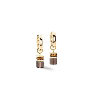 Серьги Brown-Gold