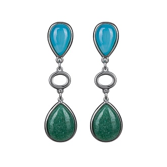 Серьги Azul, Q. Verde