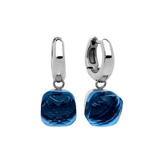 Серьги Firenze dark blue