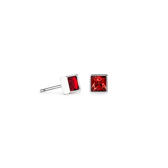 Серьги Red-Silver